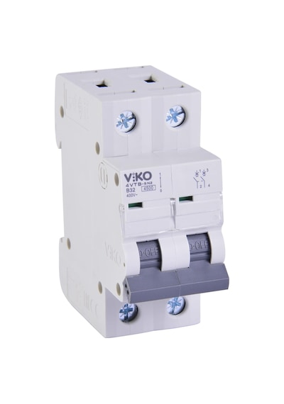 Viko 4vtb-2b32 Otomatik Sigorta 4,5ka B Tipi 2 Kutup 32a 10