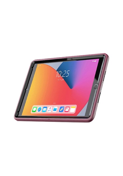 Newface - 7 - iPad Uyumlu 10.2 7.nesil Kılıf Hand Strap Tablet Kılıfı - Csmo-tex - - Mürdüm