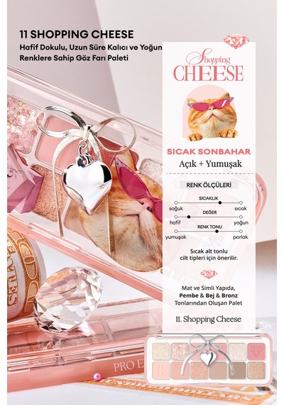 Clio Pro Eye Palette Air 11 Shopping Cheese
