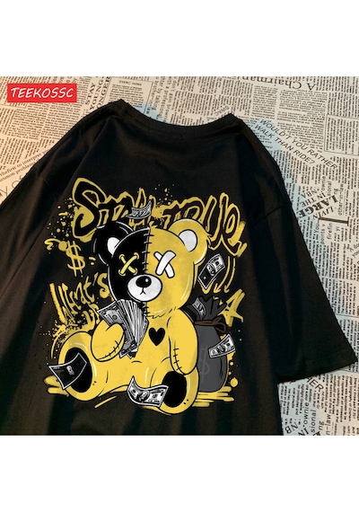 Noıssey Urban Pop Graphic Kadın Tişört Koleksiyonukod 5204 Siyah