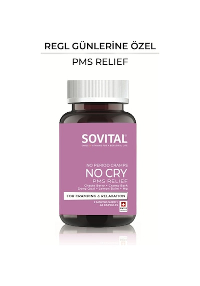 Sovital No Cry Regl Dönemine Özel 48 Kapsül
