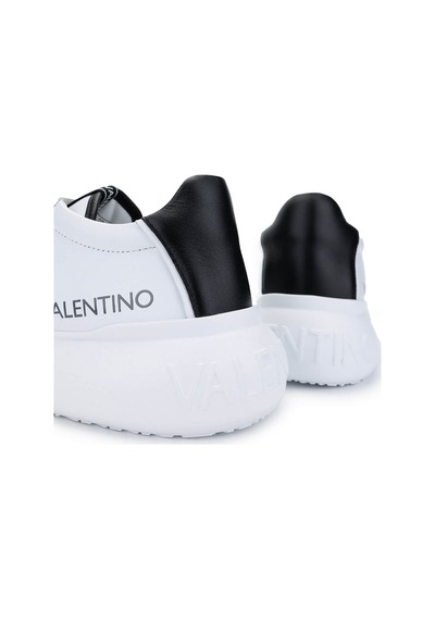 Mario Valentino Unisex Hakiki Deri Beyaz/siyah Sneakers & Spor Ayakkabı 1040 95b2310 Ayk Y25 Whıte/black Beyaz  - Siyah