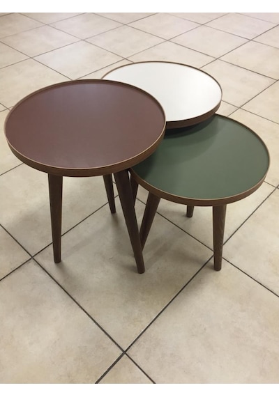 3'Lü Zigon Sehpa - 16Mm Veya 18Mm 1.Kalite Mdf Tabla (440314677)