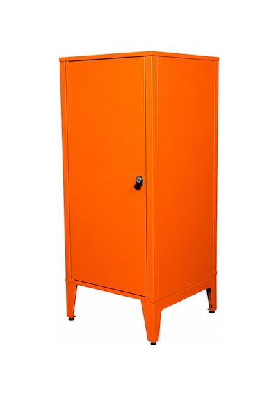 Alfafonet Ziglat Serisi Kilitli Metal Home Office Dolabı Metal Kapaklı Turuncu Ral 2004 450x1050x450 Mm