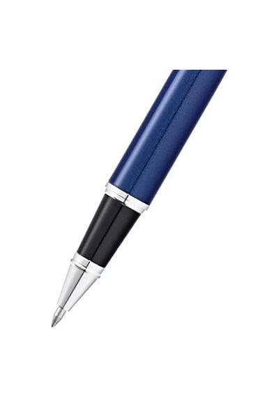 9341-1 300 Serisi Roller Kalem Parlak Mavi Krom 124-Pembe