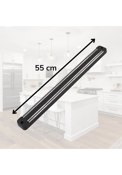 Ergonomik Paslanmaz Mıknatıslı Bıçak Askı Standı 55 Cm Çok renkli