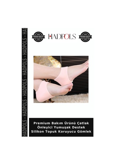 Premium Bakım Ürünü Çatlak Önleyici Yumuşak Destek Silikon Topuk Koruyucu Gömlek