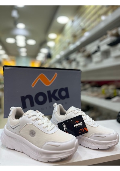 Noka Unisex Spor Ayakkabı Beyaz