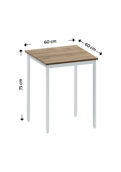 Balkon Bahçe Mutfak 5'li Bistro Set Masa Sandalye Takımı Çam - Beyaz