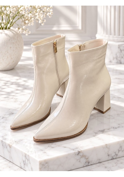 Dabab Shoes Yona Kadın Bej Kırışık Rugan Sivri Burun Ön Dikiş Detaylı Fermuarlı İçi Sıcak Astarlı 7 Cm Kalın Topuklu Bot Bootie Bej Rugan Dabab Shoes Yona Kadın Bej Kırışık Rugan Sivri Burun Ön Dikiş Detaylı Fermuarlı İçi Sıcak Astarlı 7 Cm Kalın Topuklu Bot Bootie Bej Rugan