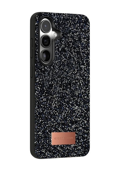 Tedar Onegif Samsung Galaxy Uyumlu S24 Plus Bright Simli Kapak - Siyah Najmaddin Standart