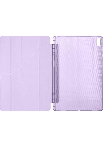 Samsung Uyumlu Galaxy Tab S11 Ultra Kılıf Tri Folding Kalem Bölmeli Standlı Arka Kapak