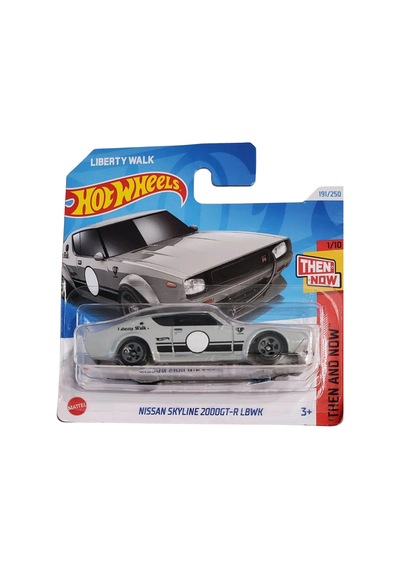 Hot Wheels Nissan Skyline 2000gt-r Lbwk - Hw Then And Now Gri 1/64 Diecast Model Araba Çok Renkli