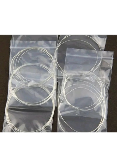 Gümüş 925 Ayar 0,8 mm (800 Mikron)  Yuvarlak Gümüş Tel 2 Metre