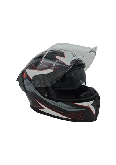 Arwic Fullface Motosiklet Kaskı Ar953 Pulse Güneş Vizörlü Ece-r 22.06 Siyah