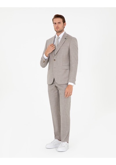Pierre Cardin Erkek Bej Takım Elbise 50295308-vr011