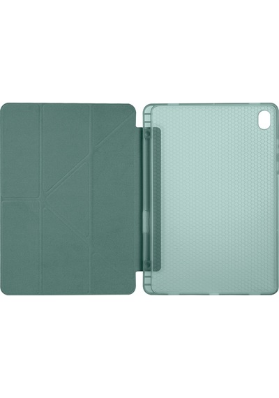 Samsung Galaxy Uyumlu Tab S11 Kılıf Tri Folding Kalem Bölmeli Standlı Kılıf Arka Kapak