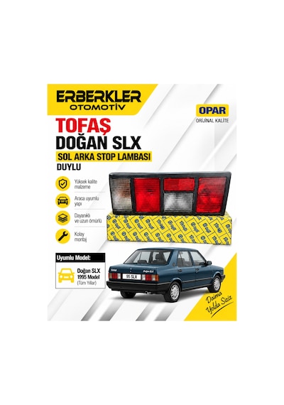 Tofaş Doğan Slx Sol Arka Stop Lambası Duylu Opar Marka - Erb355