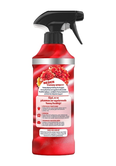 Yumoş Sprey Yıkaması Zor Eşyalar için Amber 450 ML