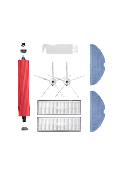 Roborock S7 Uyumlu Beyaz Seti-Fırça, Hepa Filtre, Mop