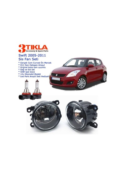 Suzuki Swift 2005-2011 Sis Farı Set Oem: 8200074008