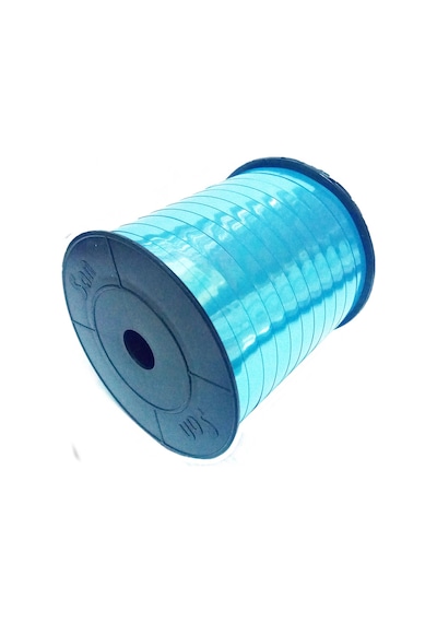 Metalik Mavi Renkli Rafya Balon Ipi 8Mm X 200 Mt