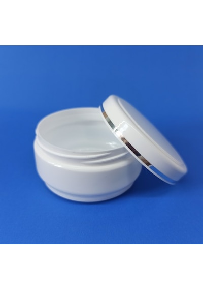 100 Adet 50 Ml Boş Kozmetik-Krem Kutusu Plastik Krem Kavanozu N11.4346