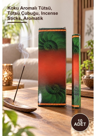 10 Adet Citronella Aromalı Çubuk Tütsü Koku Aromalı Tütsü, Tütsü Çubuğu, Incense Sticks, Aromatik