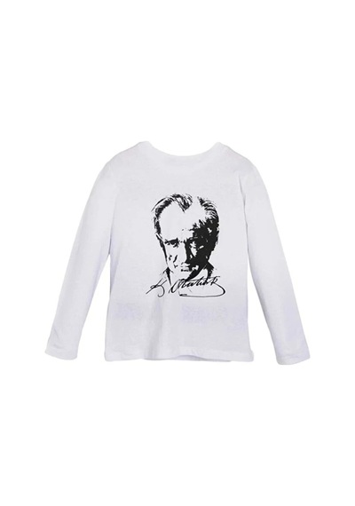 Çlm Store Likralı Lastikli Keten Etek Ve Uzun Kollu Atatürk Baskılı Tişört Siyah-beyaz Siyah-beyaz Çlm Store Likralı Lastikli Keten Etek Ve Uzun Kollu Atatürk Baskılı Tişört Siyah-beyaz Siyah-beyaz