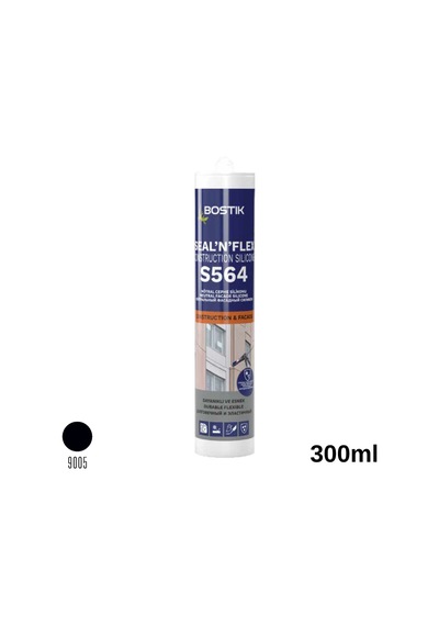 Bostik S 564 Nötr Cephe Silikon 300 Ml Siyah
