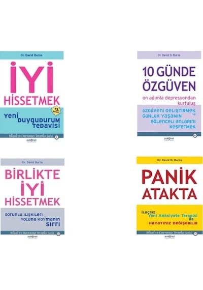 İyi Hissetmek + Birlikte İyi Hissetmek + On Gunde Ozguven + Panik Atakta 4 Set