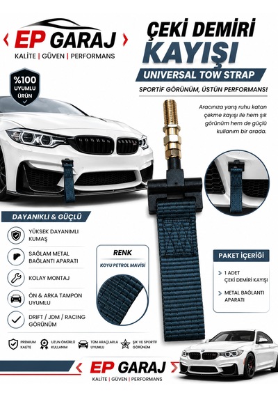 Unıversal Çeki Demiri Kayışı / Tow Strap