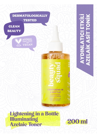 Cosmed Beauty Squad Aydınlatıcı Etkili Azelaic Tonik 200 ML
