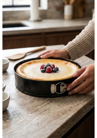 Cooker 28 Cm Kelepçeli Kek Kalıbı Ckr3565 Siyah