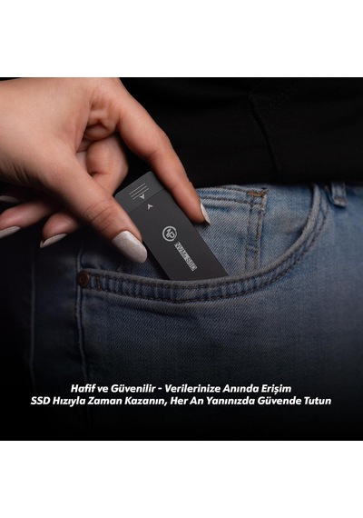 Lexroo Dk01 Nvme M.2 1000/900mb/s Usb-a/type-c Kablosuz Taşınabilir Harici Ssd Gb, 0