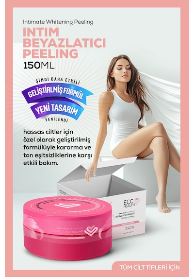 Ecc Health Genital Bölge Beyazlatıcı Peeling 150 ML