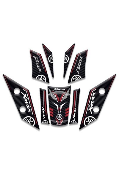Yamaha Xmax Tank Pad Set 2018/2022 Uyumlu 01 Çok Renkli