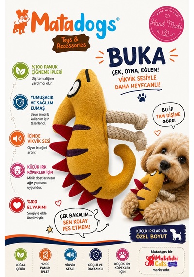 Matadogs Buka Kumaş Köpek Oyuncağı