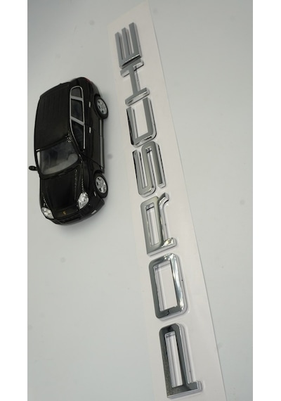 Porsche Bagaj Yazı Logo Parlak Krom Renk