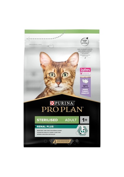Sterilised Hindili Kuru Kedi Maması 3 Kg