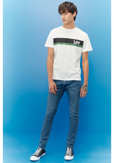Lee Erkek Luke Slim Tapered Fit Normal Bel Esnek Jean Kot Pantolo Mavi
