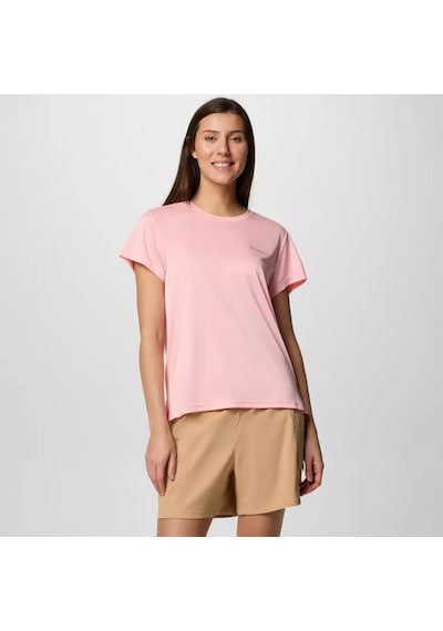 Columbia Bluevista Hill Short Sleeve Crew Kadın Tişört C-colal3349b30669 Pembe
