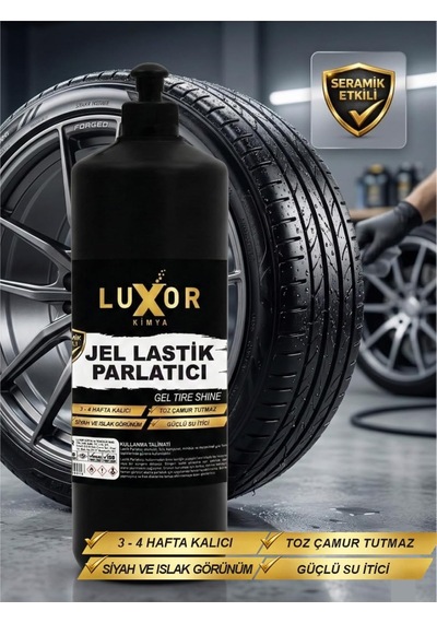 Tr Jel Lastik Parlatıcı, 200 Ml, Siyah Lxrjel200ml