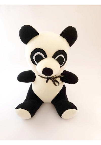 Joytoytr Peluş Panda Oyuncak 35 Cm Oyun Arkadaşı Yerli Üretim Beyaz