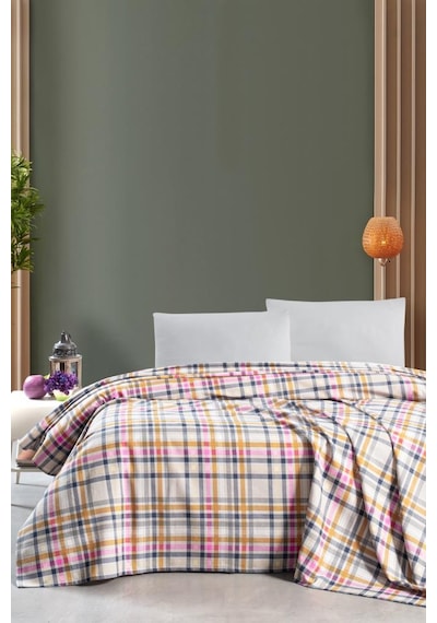 Mulberry Karla Tek Kişilik Pike Yatak Örtüsü 170 X 230