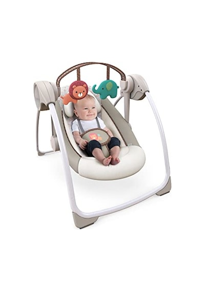 Ingenuity Soothe 'n Delight 6 Vitesli Kompakt Portatif Bebek Salıncağı, Müzikli Ve Oyuncak Barlı, Kolay Seyahat İçin Katlanır - Cozy Kingdom Açık Bej Ingenuity Soothe 'n Delight 6 Vitesli Kompakt Portatif Bebek Salıncağı, Müzikli Ve Oyuncak Barlı, Kolay Seyahat İçin Katlanır - Cozy Kingdom Açık Bej
