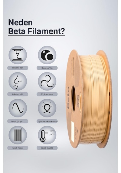 Beta Pla+ Filament Natural Skin