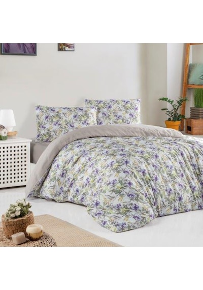Aryıldız Home Exclusive Saten Nevresim Çift Kişilik Tropical Çok Renkli