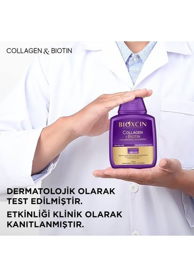 Hacim Verici Kolajen & Biotin Saç Bakım Seti 3 X 300 Ml Şampuan + Hacim Verici Saç Kremi Tüm Saç Tipleri