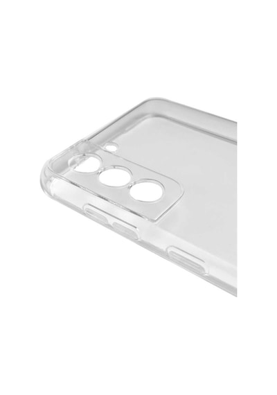 Galaxy S21 Kılıf Zore Kamera Korumalı Süper Silikon Renksiz
